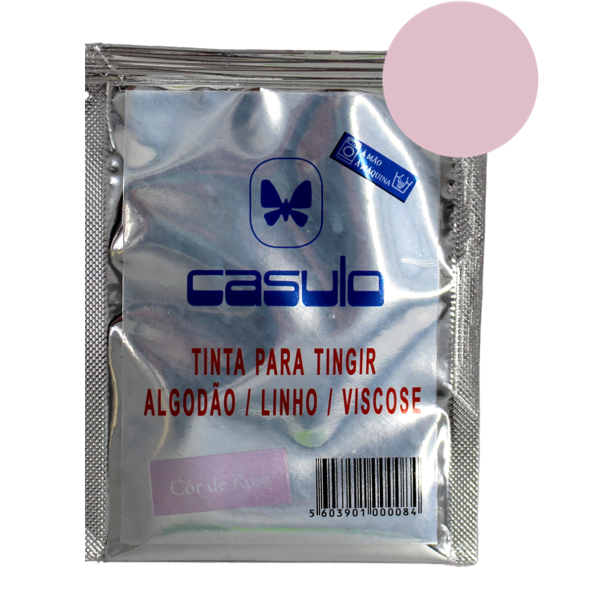 Tinta em pó rosa - Casulo (Saqueta 12g)