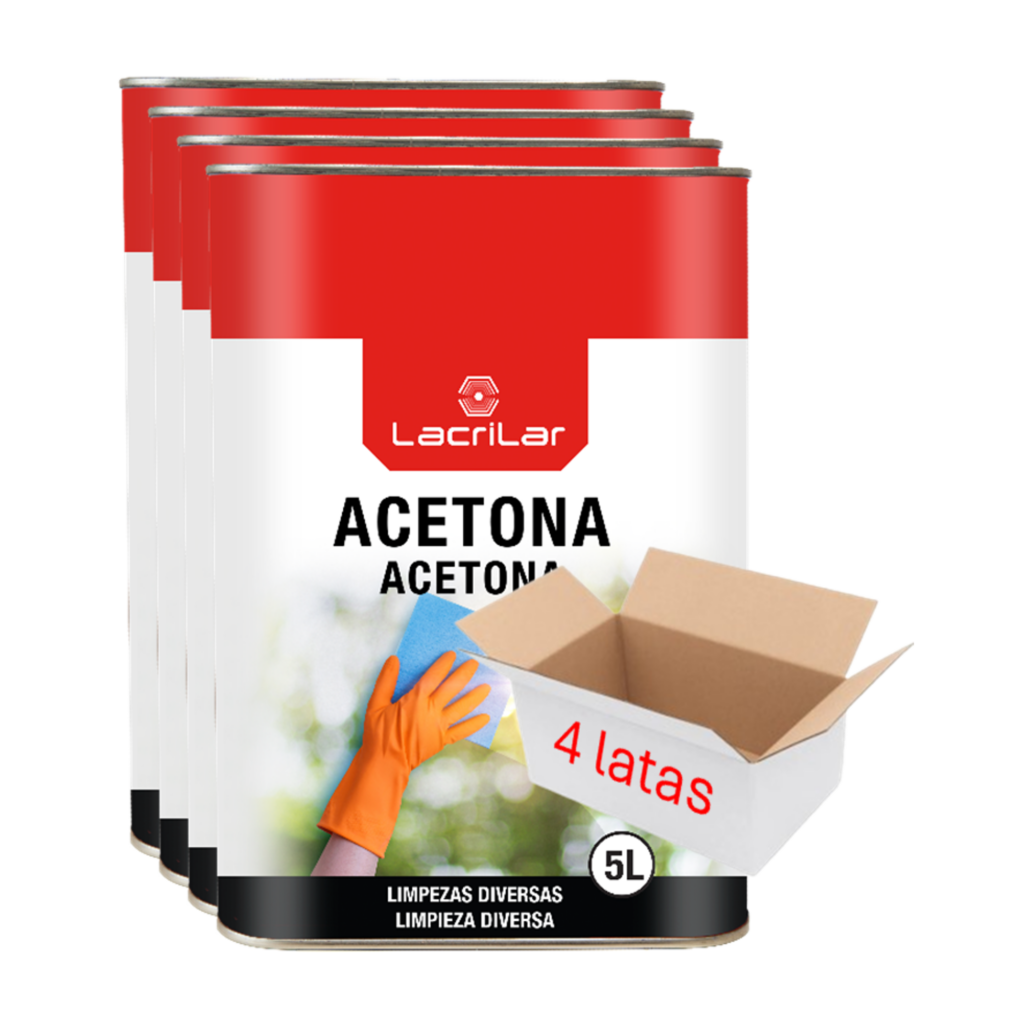 Acetona - 4 latas de 25L